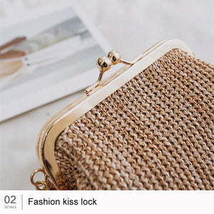 2 Pcs Small Crossbody Boho Bags For Women Evening Clutch Bags