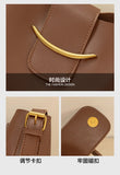 Vintage Small PU Leather Bucket Crossbody Bags For Women Lady Shoulder