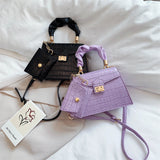 2 Pcs/set Stone Pattern Women's Crossbody Bags Party Tote