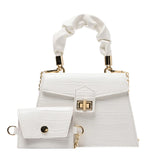2 Pcs/set Stone Pattern Women's Crossbody Bags Party Tote