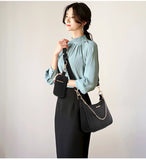 2 Pcs/set Women's Nylon Shoulder Bag Travel Messenger Crossbody Purse