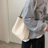 2 Piece Retro Pu Leather Tote Bag Women Handbag