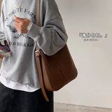 2 Piece Retro Pu Leather Tote Bag Women Handbag