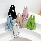2-Piece Women's Bucket Tote Bag Set - PU Leather Shoulder Crossbody Handbags