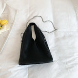 2-Piece Women's Bucket Tote Bag Set - PU Leather Shoulder Crossbody Handbags