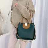 2-Piece Winter Bag Set: Tote Handbags, Shoulder Bags, Clutch Crossbody