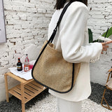 Straw Beach Bag Rattan Woven Handbag Shoulder Bag SG389