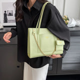 Women's Large Capacity Tote Bag Shoulder Bag Top Handle Briefcase