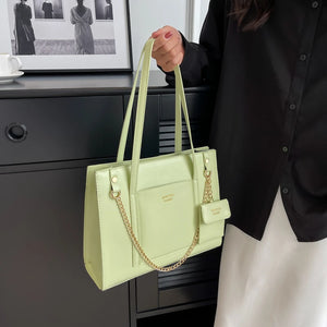 Women's Large Capacity Tote Bag Shoulder Bag Top Handle Briefcase