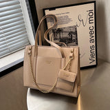 Women's Large Capacity Tote Bag Shoulder Bag Top Handle Briefcase