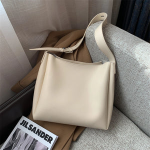 2 Sets Casual Tote Bags PU Leather Shoulder Bags for Women Female Travel Bag