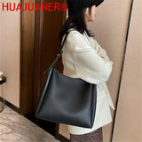 2 Casual Tote Bags PU Leather Shoulder Bags for Women Travel Lady Bag
