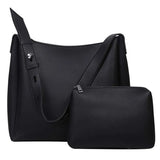 2 Sets Casual Tote Bags PU Leather Shoulder Bags for Women Female