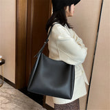 2 Sets Women's Casual PU Leather Totes Shoulder Bags Lady Travel Bag