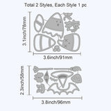 2 Sets Halloween Candy Corn Metal Cutting Dies for DIY Scrapbooking Embossing