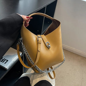 2-Piece Set PU Leather Shoulder & Crossbody Tote Bags for Women