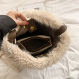 2 Sets PU Leather Shoulder Bags for Women Travel Lady Handbag