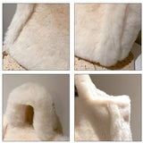 Faux Fur Winter Handbag Shoulder Bag Soft Plush