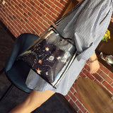 Transparent Composite Bags Teenager Girls Beach Bag Women Jelly Bag