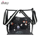 Transparent Composite Bags Teenager Girls Beach Bag Women Jelly Bag