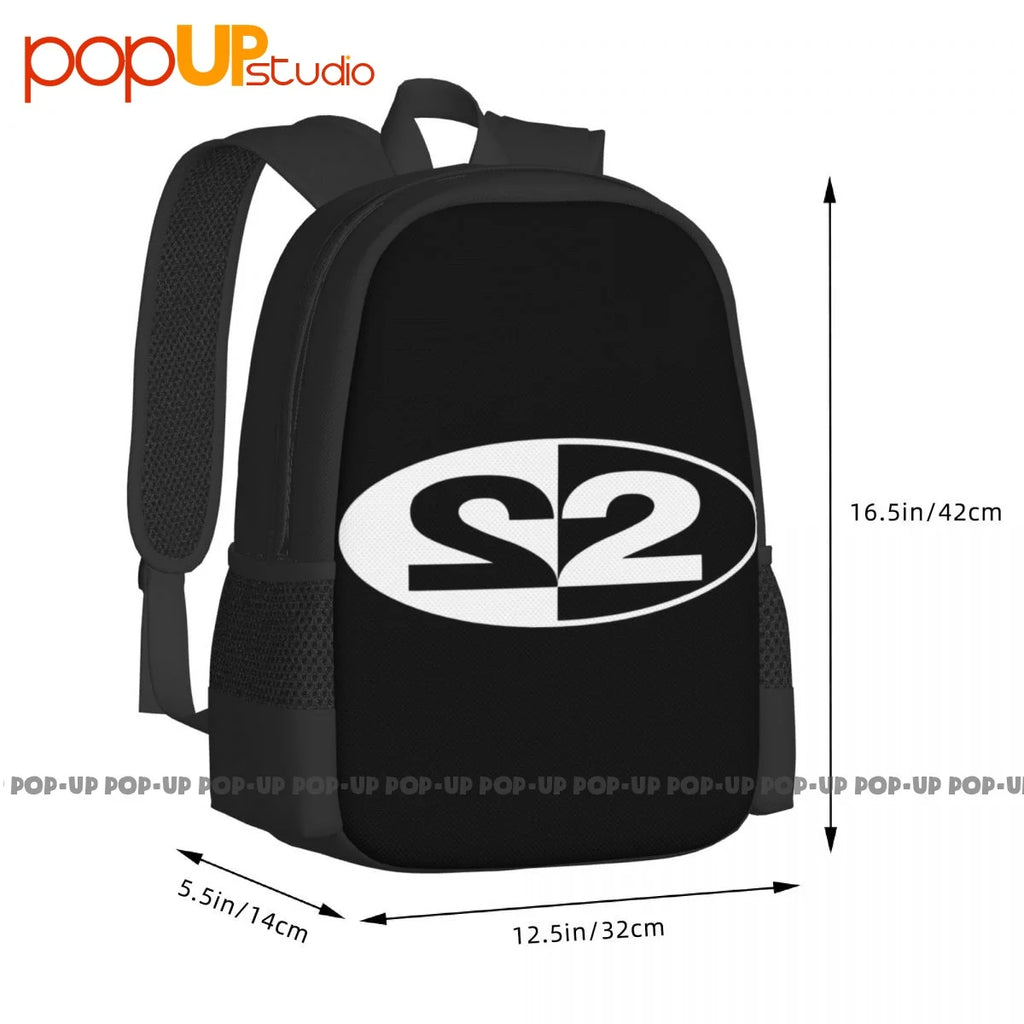 2 Unlimited Backpack Large Capacity Vintage Softback Gym Tote Bag