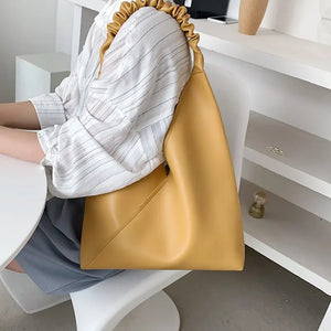 2-Piece Set Soft Leather Shoulder Bags for Women