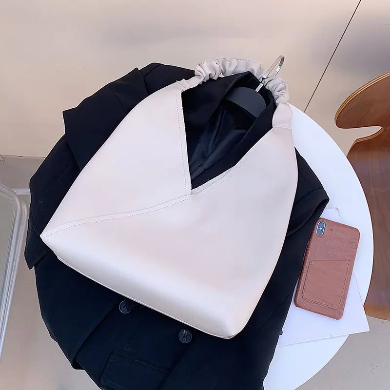 2-Piece Set Soft Leather Shoulder Bags for Women