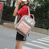Canvas Large School Bags For Teenage Girls
