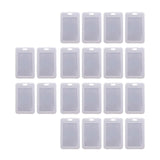 20 Clear Card Holder Cases - ID, Bus, Student Cards Protection