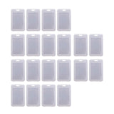 20 Clear Card Holder Cases - ID, Bus, Student Cards Protection
