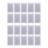 20 Clear Card Holder Cases - ID, Bus, Student Cards Protection