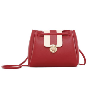2008 Women's Retro Single Shoulder Slant Bag with Coloured Cover Lock