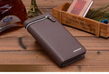Men's Leather Zipper Wallet