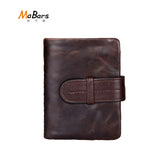 Vintage Cow Leather Men Wallets Male Carteira