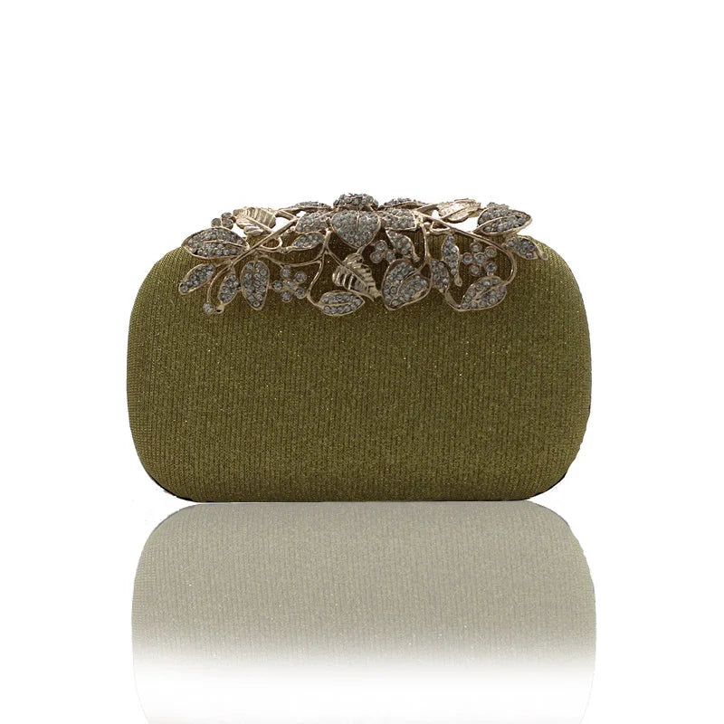 Kingluck Pu Wedding Clutch with Pearls