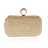 Mini Flap Pu Clutches Three Chains Bag Hand Ru