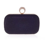 Mini Flap Pu Clutches Three Chains Bag Hand Ru