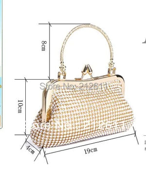 High Style Diamond Evening Hangbag, Free Shipping