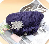 2016 Diamond Satin Flower Evening Clutch Mini Bag
