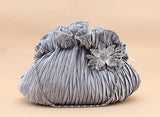 2016 Diamond Satin Flower Evening Clutch Mini Bag