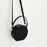 Solid Acrylic Round Box Clutch Shoulder Bag