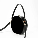 Solid Acrylic Round Box Clutch Shoulder Bag