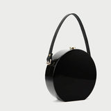 Solid Acrylic Round Box Clutch Shoulder Bag