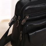 Messenger Handbags PU Leather Men's Casual Business Shoulder Crossbody Bag