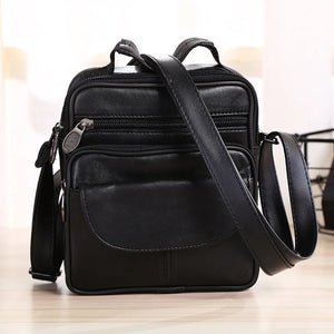Messenger Handbags PU Leather Men's Casual Business Shoulder Crossbody Bag