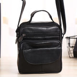 Messenger Handbags PU Leather Men's Casual Business Shoulder Crossbody Bag