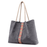 Canvas Handbag Vintage Female Shoulder Bags Large Capacity Ladies Casual Tote Ba