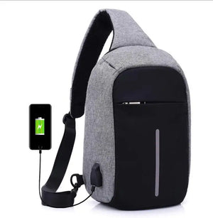 Men's Anti-theft Crossbody Bag Water Repellent Chest Pack