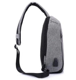 Men's Anti-theft Crossbody Bag Water Repellent Chest Pack