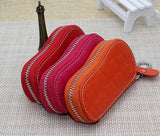 Colorful Leather Key Case Wallet